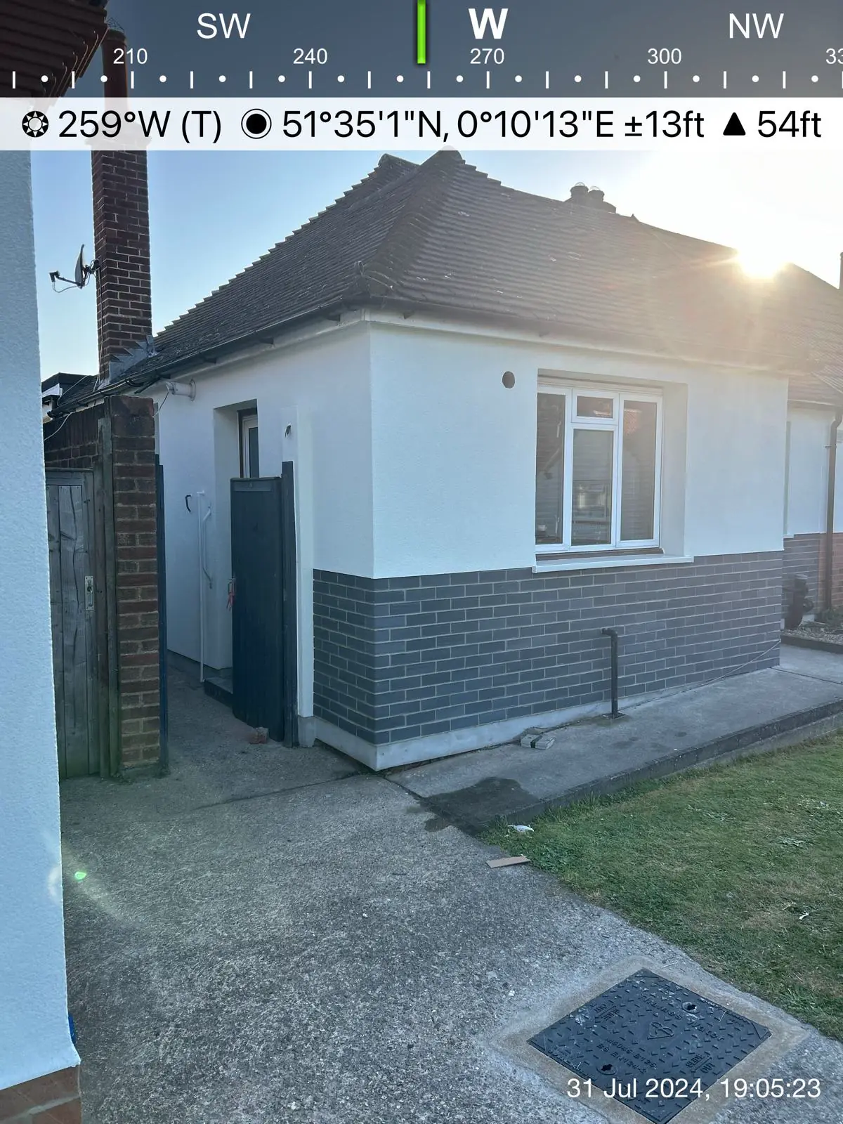 Render + Brick Slip Cladding — Finished